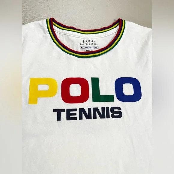 Polo Ralph Lauren NYC USOpen Tennis 2019 WhiteCrew Neck T Shirt Size XL16) - Picture 8 of 9